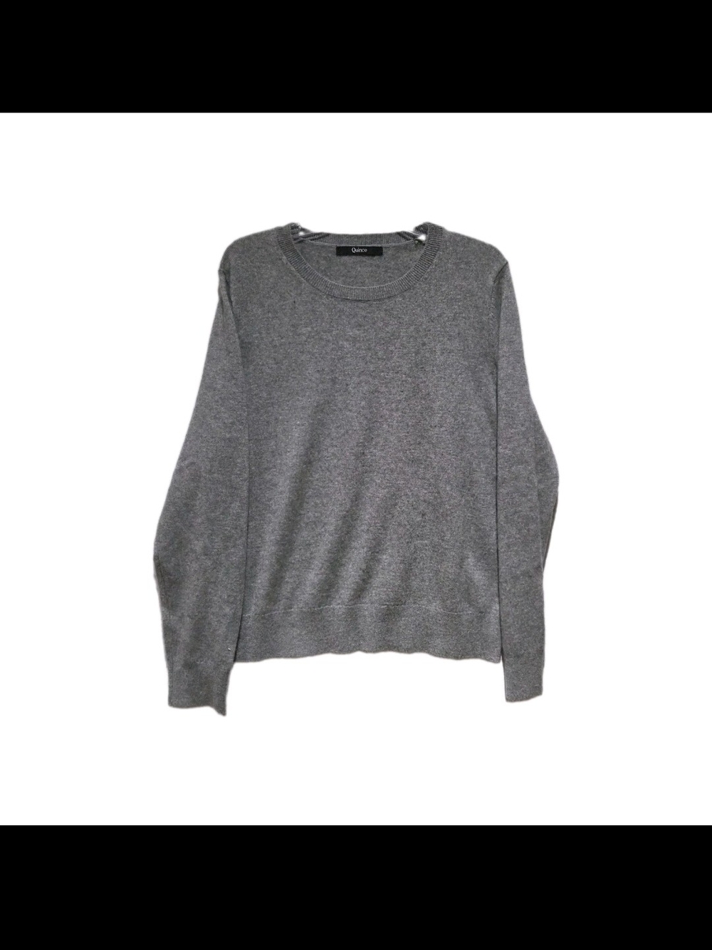 Quince Gray Crewneck Sweater